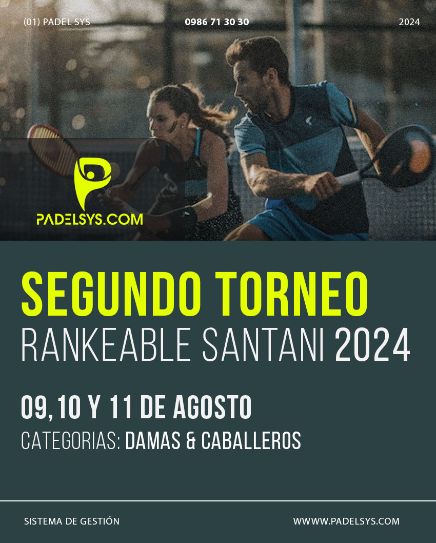 SEGUNDO TORNEO RANKEABLE